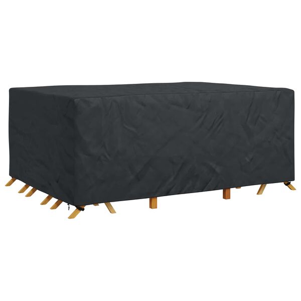 vidaXL Furniture Cover Plain Black 270 x 180 x 90 cm 210D