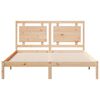 vidaXL Extra Long Bed Frame without Mattress 140x210 cm Solid Wood