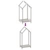 vidaXL Firewood Rack Anthracite 40x25x90 cm Cold-rolled steel