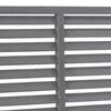vidaXL Louver Fence WPC 180x180 cm Grey