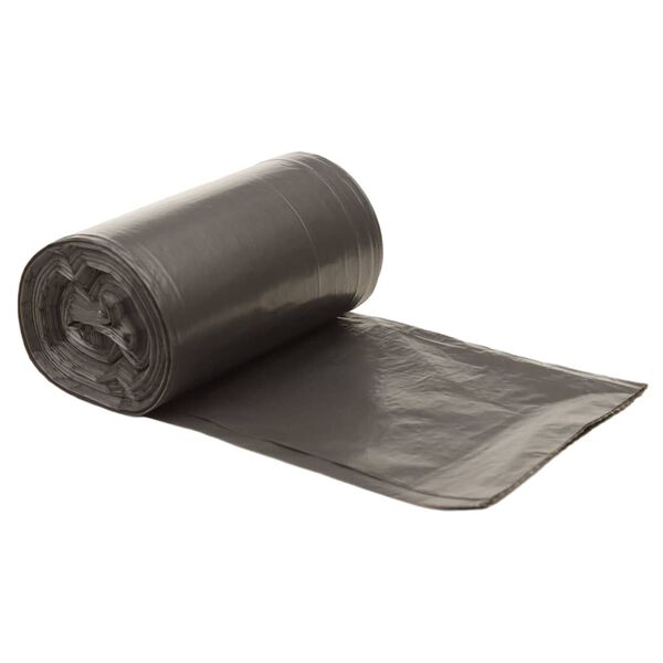 vidaXL Bin Bags 250 pcs Black 35 L