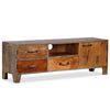 vidaXL TV Cabinet Solid Wood Vintage 118x30x40 cm
