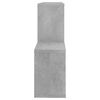 vidaXL Wall Shelf Concrete Grey 100x18x53 cm Engineered Wood