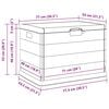 vidaXL Garden Storage Box Anthracite 77.5 x 54.5 x 53 cm Plastic