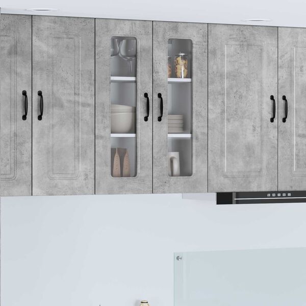 vidaXL Kitchen Cabinet Kalmar Concrete Grey 60 x 31 x 80 cm
