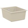 vidaXL Sink Beige 370 x 460 mm 80% Quartz and 20% Resin