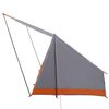 vidaXL Camping Tent Grey and Orange 282 x 225 x 154 cm Taffeta
