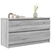 vidaXL TV Cabinet Grey Sonoma 100x35x54 cm Engineered Wood