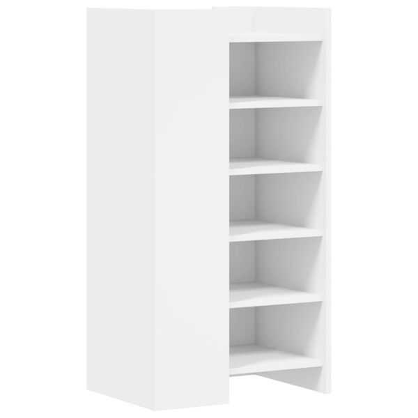 vidaXL Shoe Cabinet White 52x37.5x100 cm Engineered Wood