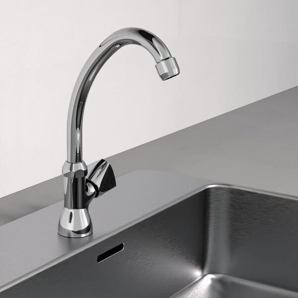 SCH&Uuml;TTE Cold Water Swivel Tap CARNEO Chrome