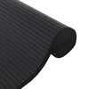 vidaXL Rug Rectangular Black60x200 cm Bamboo