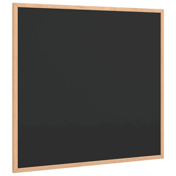 vidaXL Chalkboard with Solid Pine Wood Frame Black 60x55 cm
