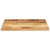 vidaXL Table Top 60x50x2.5 cm Rectangular Solid Wood Rough Mango