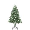 vidaXL Christmas Tree with 150 LEDs with Stand Green 150 cm PVC