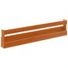 vidaXL Wall-mounted Shoe Racks 2 pcs Wax Brown 110x8.5x23.5 cm Solid Wood Pine