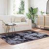 vidaXL Shaggy Rug High Pile NAVARRA Dark Grey 120x170 cm Polyester
