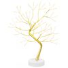 vidaXL Mini Starburst Christmas Tree 2 pcs Gold 12 x 50 cm Steel