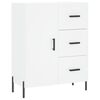 vidaXL Sideboard White 69,5x34x90 cm Engineered Wood