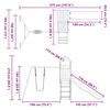 vidaXL Outdoor Playset Solid Wood Douglas