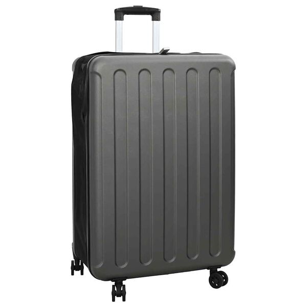 vidaXL Suitcase Folding Dark grey 50 x 30 x 76 cm ABS Plastic