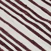 vidaXL Hand-woven Chindi Rug Cotton 120x170 cm Burgundy and White