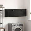 vidaXL Wall-Mounted Cabinet Wall-mounted Black Oak 100 x 36.5 x 35 cm