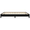 vidaXL Bed Frame without Mattress Black 180x200 cm Super King Super King Fabric