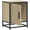 vidaXL Bedside Cabinets 2 pcs Sonoma Oak 40x31x50 cm Engineered Wood and Metal