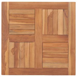 vidaXL Table Top Solid Teak Wood 60x60x2.5 cm