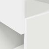 vidaXL Corner Cabinet White 25.5 x 25 x 102 cm Engineered Wood