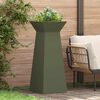 vidaXL Pillar Planter 2 pcs Olive 40 x 40 x 100 cm