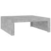 vidaXL Coffee Table Concrete Grey 100x100x35 cm Engineered Wood
