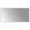 vidaXL LED Bathroom Mirror Transparent 80 x 40 cm Tempered Glass