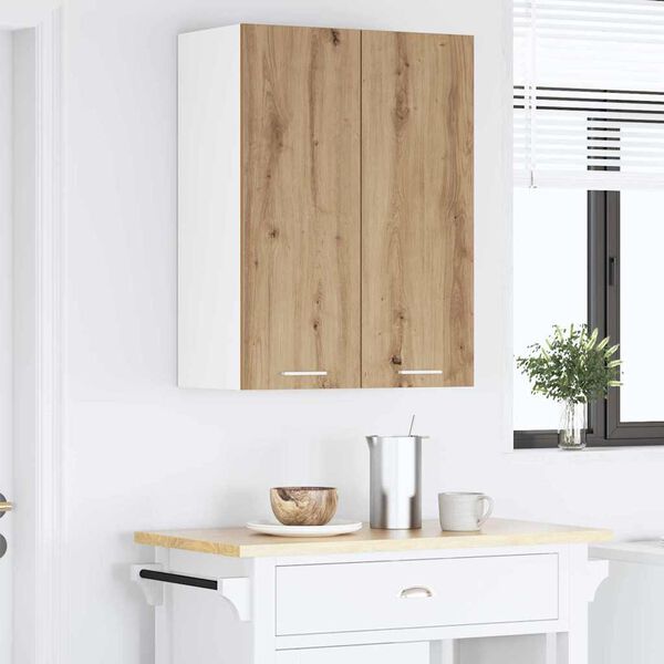 vidaXL Hanging Cabinet Artisan Oak 60 x 31 x 80 cm Engineered Wood