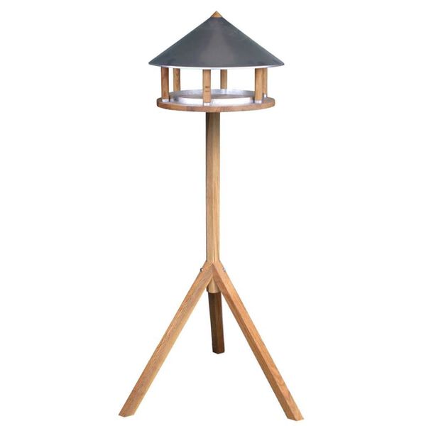 Esschert Design Bird Table Triangular Zinc Roof FB431