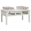 vidaXL Coffee Table White 99.5x60x48 cm Wood