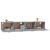 vidaXL Wall Cabinets 2 pcs Grey Sonoma 100x36.5x35 cm Engineered Wood