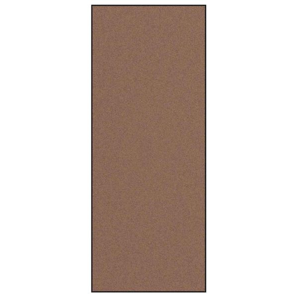 vidaXL Doormat Brown and Black 120 x 300 cm Polypropylene and vinyl