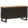 vidaXL TV Cabinet with Drawer Brown 80 x 33 x 46 cm Solid Mango Wood