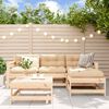 vidaXL 5 Piece Garden Lounge Set Solid Wood Pine
