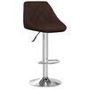 vidaXL Bar Stools 2 pcs Brown Faux Leather