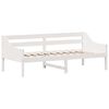 vidaXL Day Bed without Mattress White 80x200 cm Solid Wood Pine