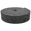 vidaXL Rubber Roller Black 2000 x 12 x 0.3 cm Rubber