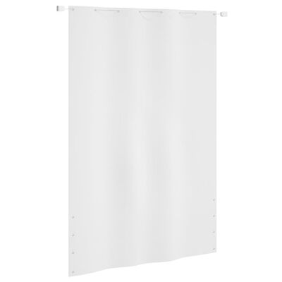 vidaXL Balcony Screen White 160x240 cm Oxford Fabric