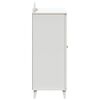 vidaXL Cabinet with Two Doors and Chalkboard Front ROROS White