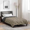 vidaXL Winter Duvet Light Grey and Anthracite 220 x 155 cm Microfiber