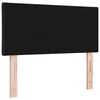 vidaXL Headboard with Headboard Black 100 cm Faux Leather