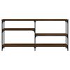 vidaXL Console Table Brown Oak 160x29x75 cm Engineered Wood