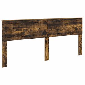 vidaXL Headboard Smoked Oak 200 cm Engineered wood