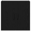 vidaXL Wall-mounted Cabinet Black Oak 60 x 31 x 60 cm Engineered Wood